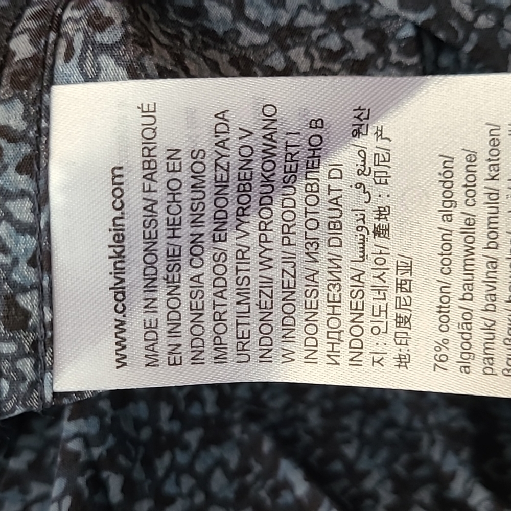 Calvin Klein stretch cotton long-sleeve dress shirt - Picture 11 of 14